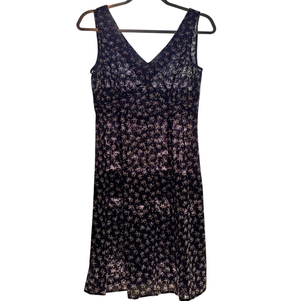 Navy‎ Floral - Sundress, Floral,  Feminine, Bohemian